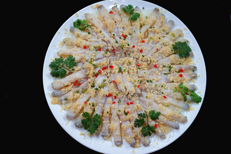 遂溪十大名菜：清蒸沙蟲