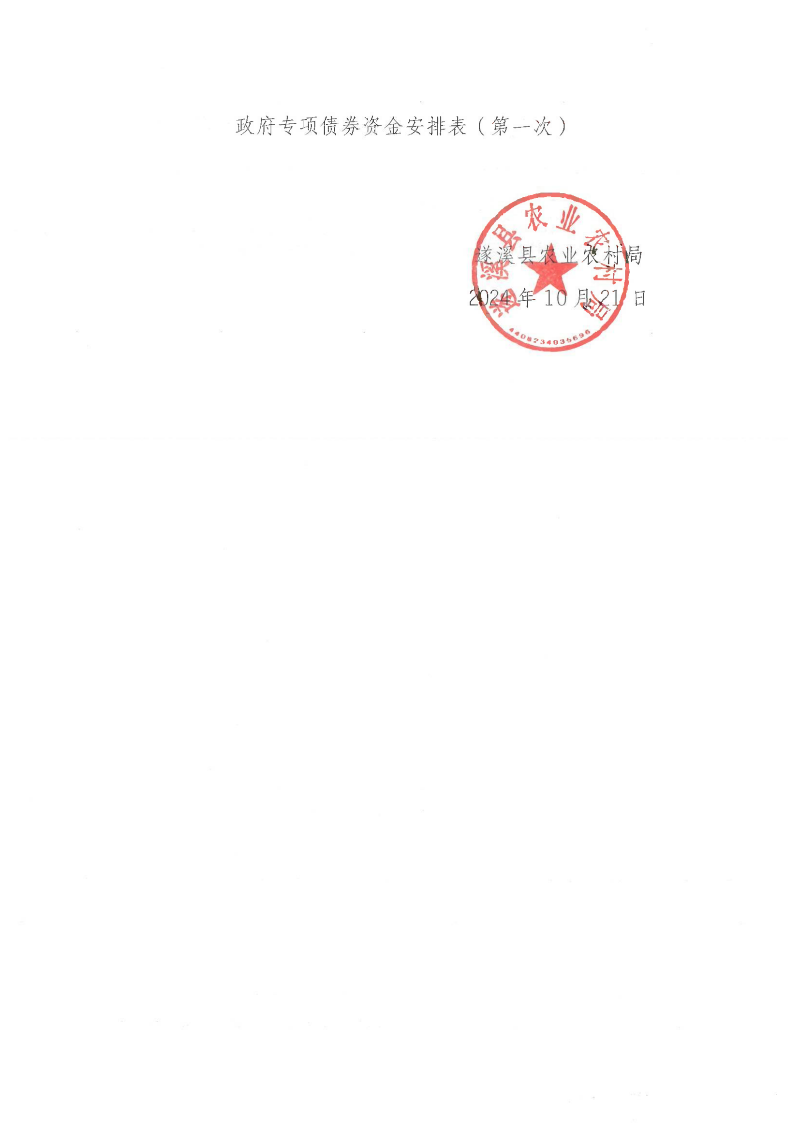 湛江市遂溪縣鄉村振興示范帶建設工程項目地方政府專項債券資金安排（第一次）的公示_01.png