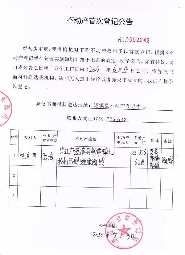 不動產首次登記公告（杜九四）.jpg
