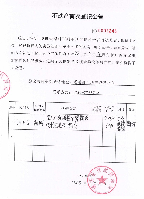 不動產首次登記公告（劉亞安）1.jpg