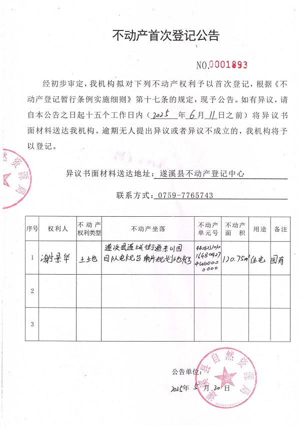 不動產首次登記公告（謝景華）.jpg