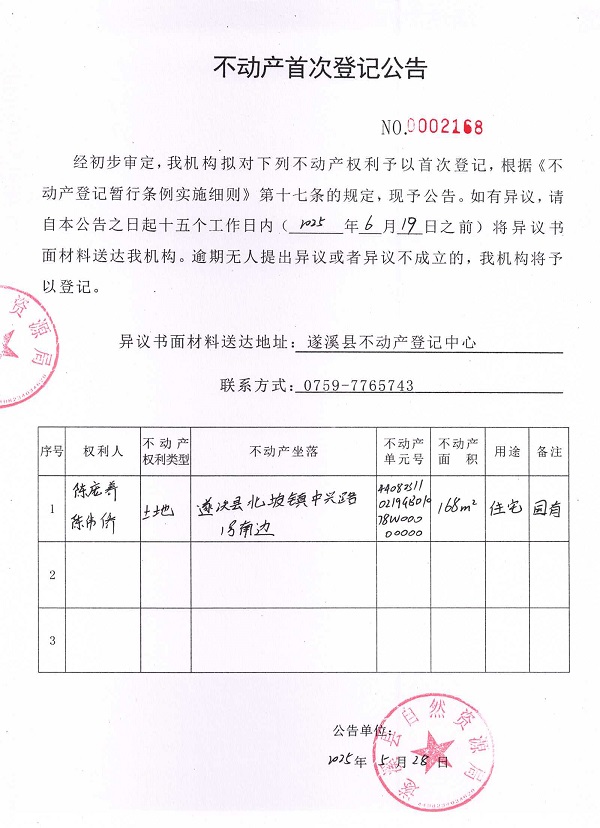 不動產首次登記公告（陳龐養、陳偉僑）.jpg