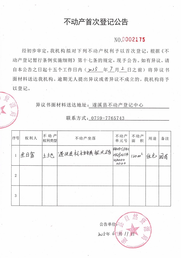 不動(dòng)產(chǎn)首次登記公告（全日富）.jpg